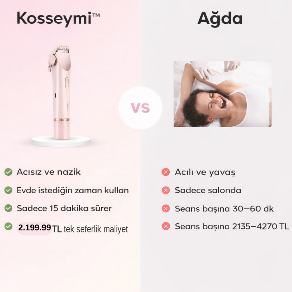 KOSSEYMI™ 2’si 1 Arada Bikini Trimmer